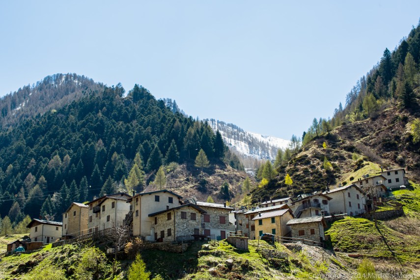 Mountain village in Varrone.
