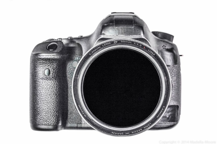 Canon 5D Mark III with 50mm f1.2L