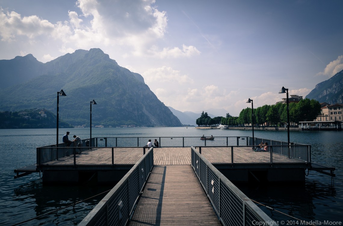 Jetty at Como, Italy.