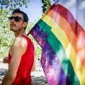 Rainbow Flag at Barcelona Pride&nbsp;March