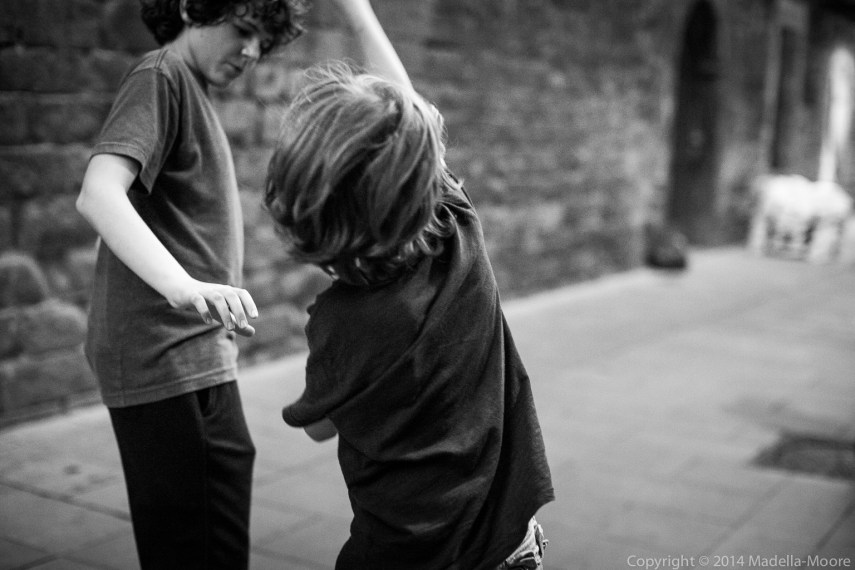 Memories - Two Children Playing