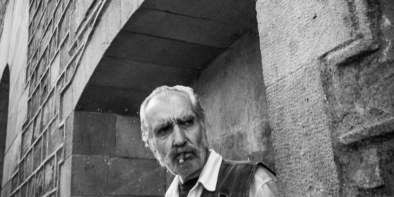 Old man with Cigar, Barcelona Street Photography