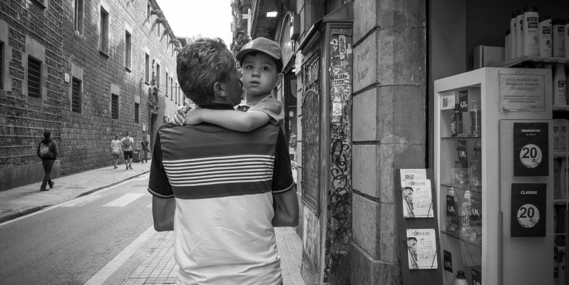 Barcelona Street Photograph: Cyclist