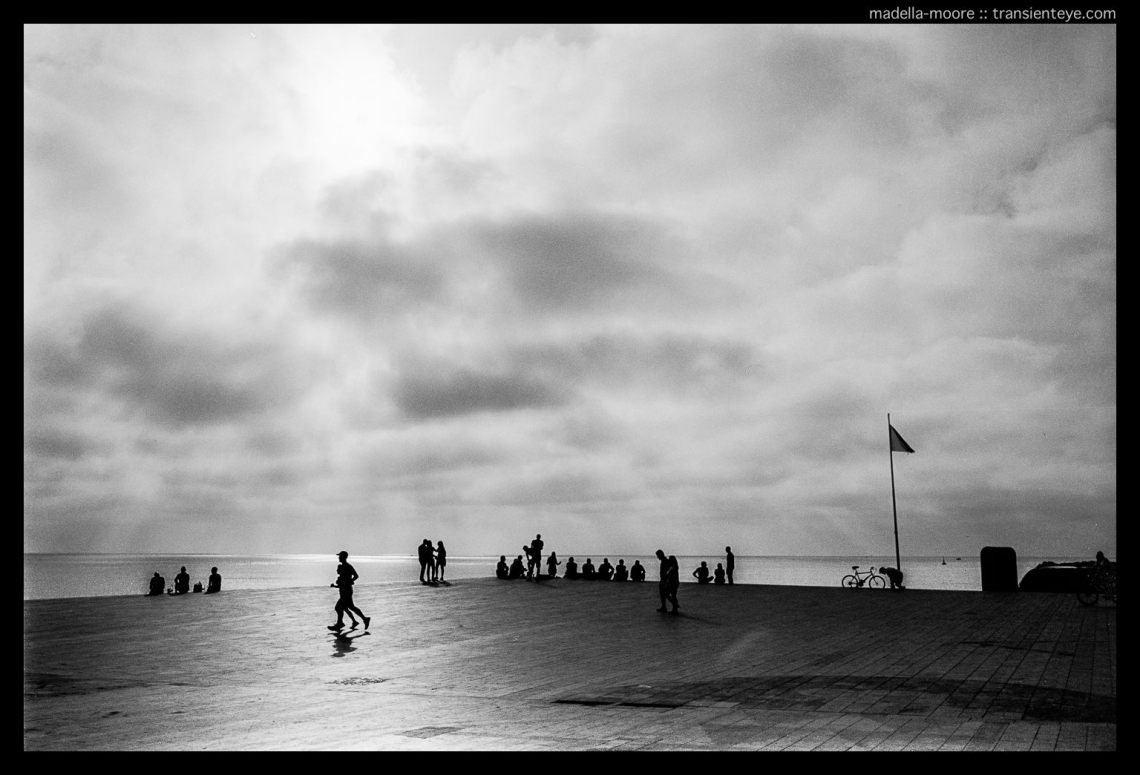 Barceloneta Beach. Leica M7 with Zeiss ZM 2/35 and Kodak Ektar 100.