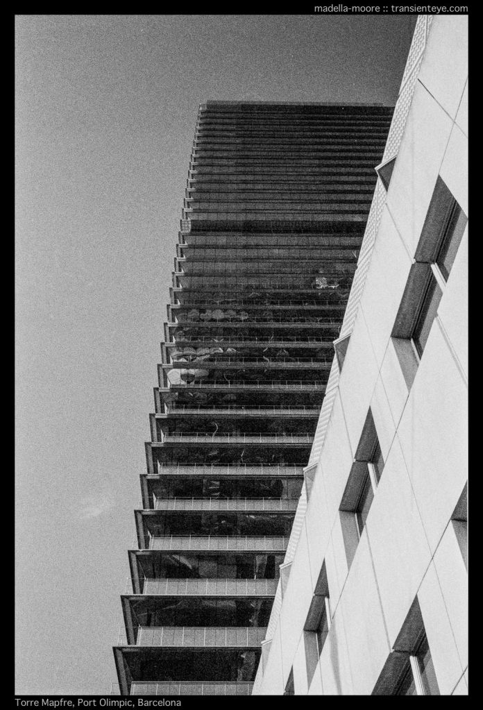 Torre Mapfre, Port Olímpic, Barcelona. Leica M7 with Zeiss ZM 2/35.