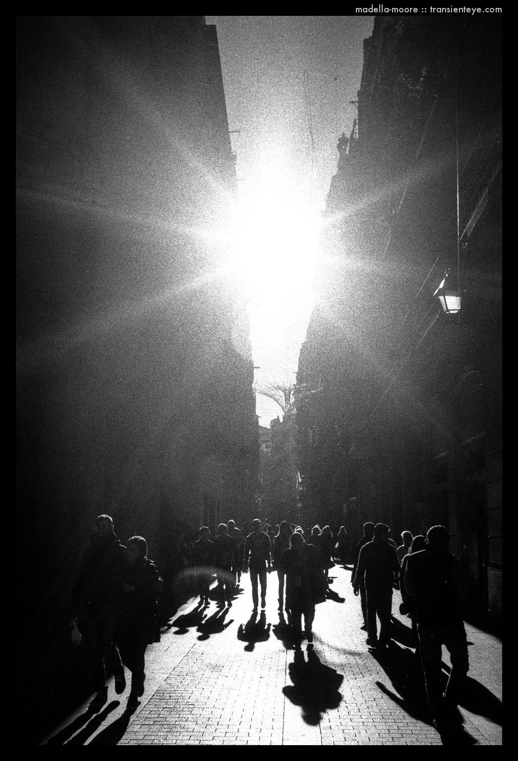 Barcelona - Autum High Contrast Light on the Streets