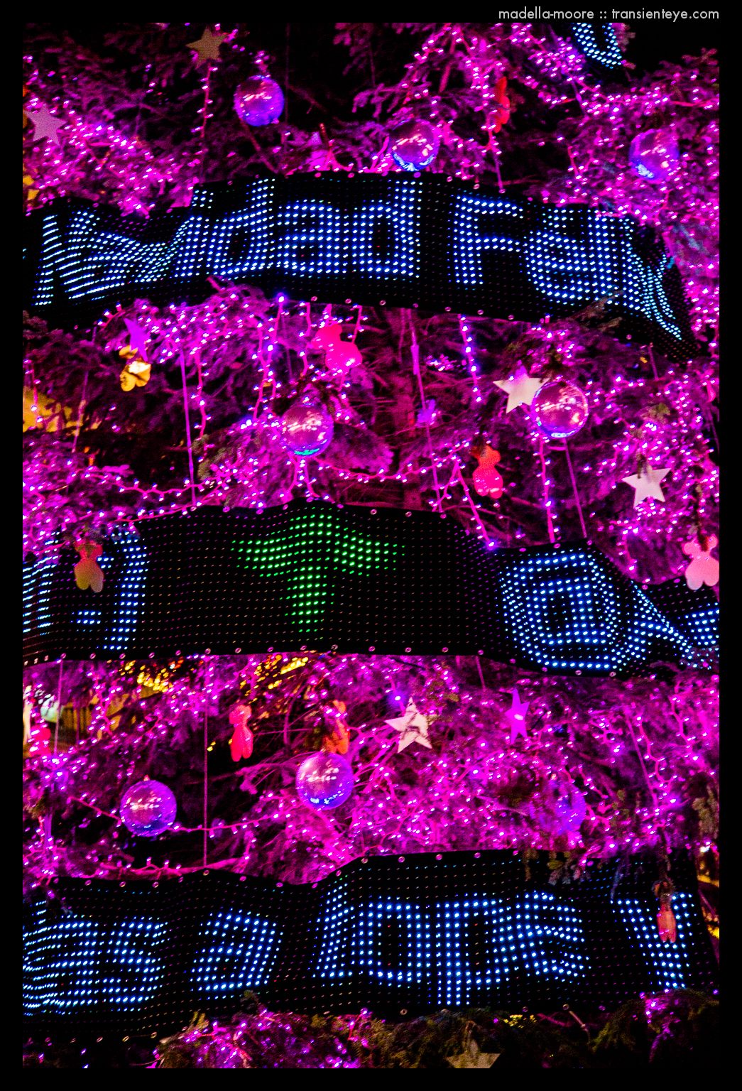 Christmas decorative lights, Barcelona