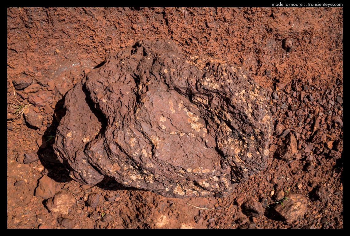 Iron bearing rock, Ouro Preto, Brazil
