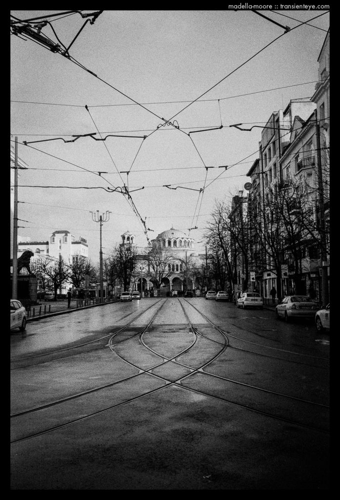 Photograph of Sofia, Bulgaria., taken with the Leica M7, Zeiss 2/35 and Ilford HP5+.