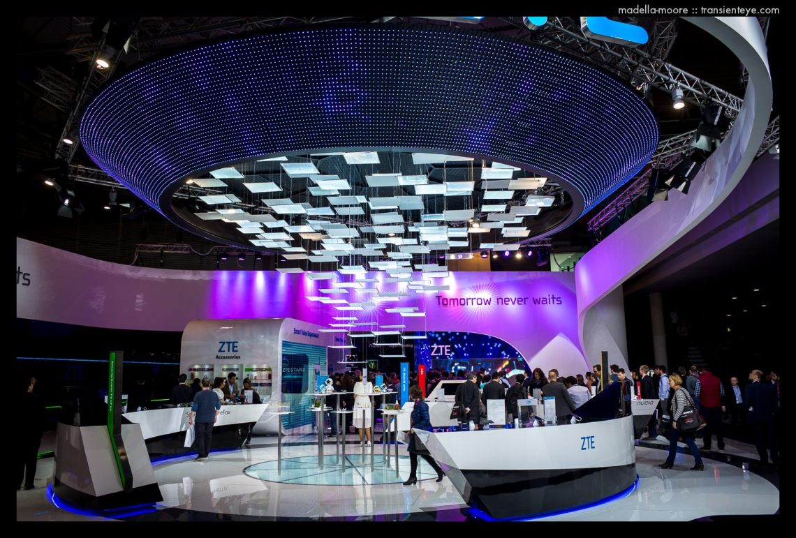 ZTE Stand, MWC, Barcelona