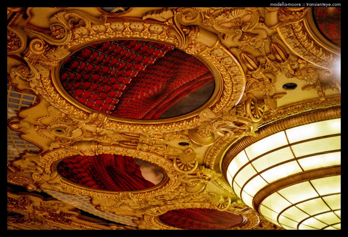 A section of ceiling from the Liceu Opera House, Barcelona