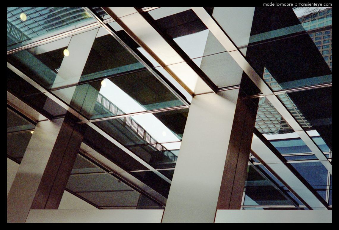 Architectural abstract from the City of London. Photograph by Mark Moore.