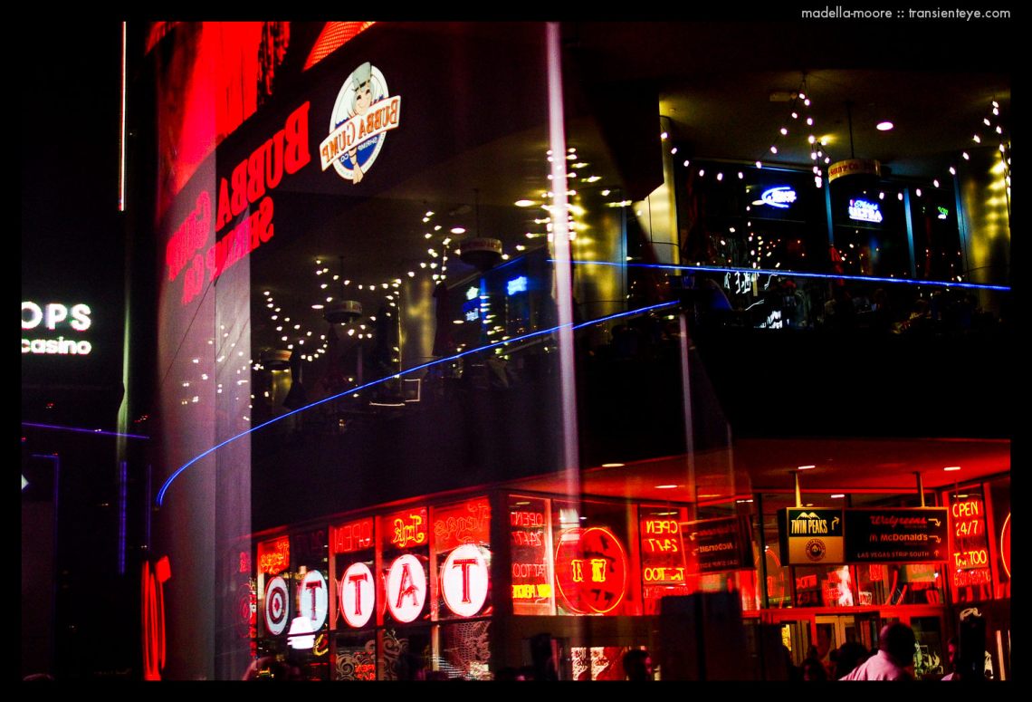 Las Vegas Lights and Reflections,