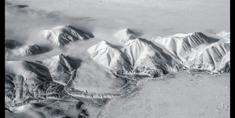 Snow Ice and Glaciers - Aerial Photography