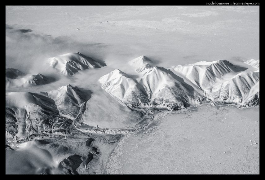 Snow Ice and Glaciers - Aerial Photography