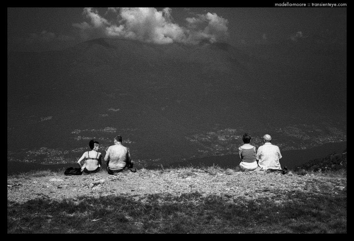 Four People on a Mountain, Il Giumello, Italy
