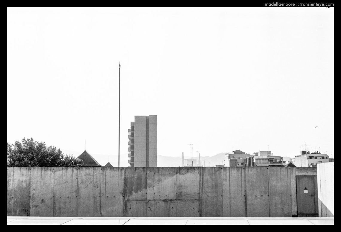 View over the Sagrada Familia (just), Barcelona