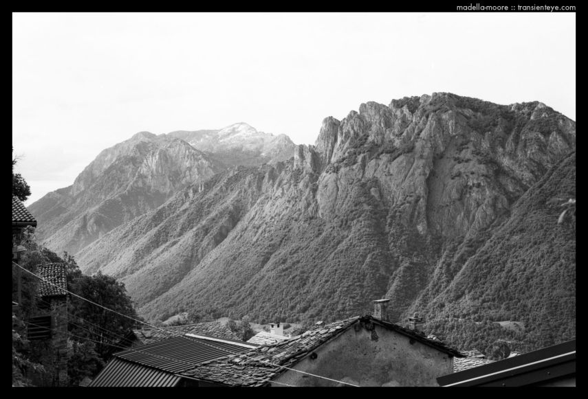 Rooftops and Mountains , Sanico, Italy