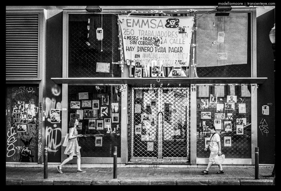 EMMSA Redundancy Protest Posters, Barcelona