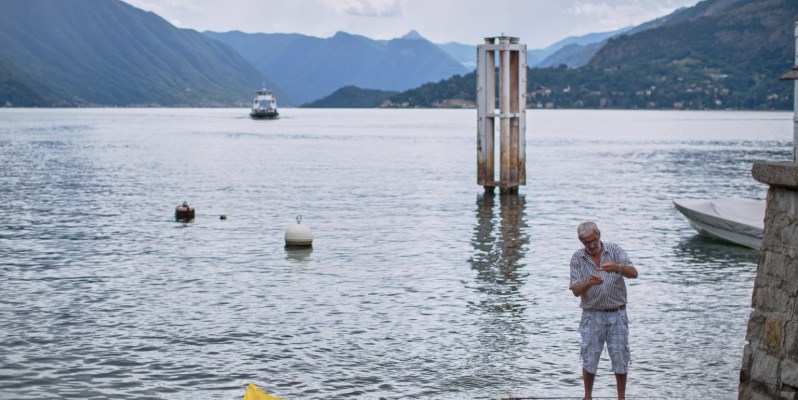 Fisherman at Varenna, Lago di Como, Italy