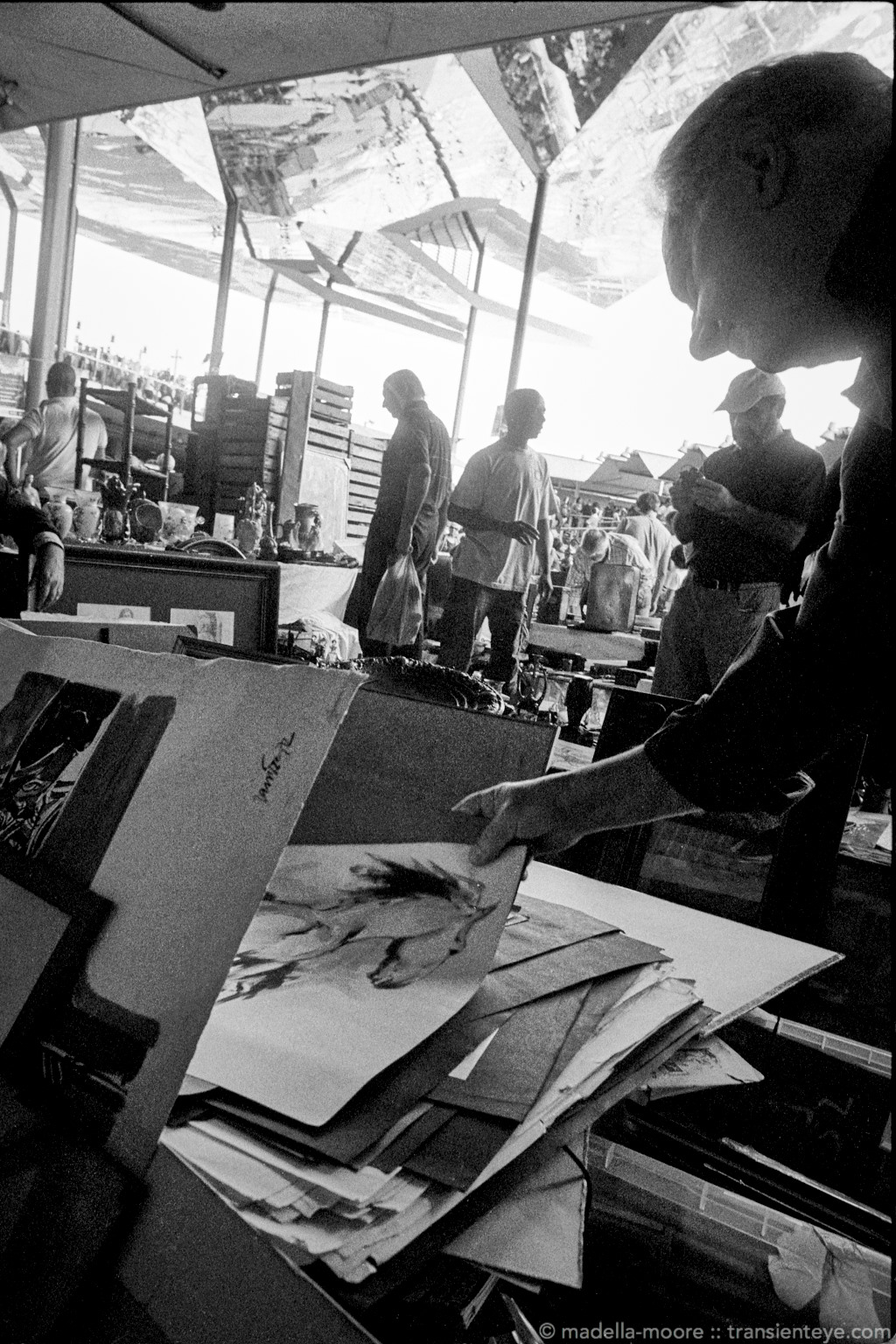 Los Encants flea market, Barcelona.