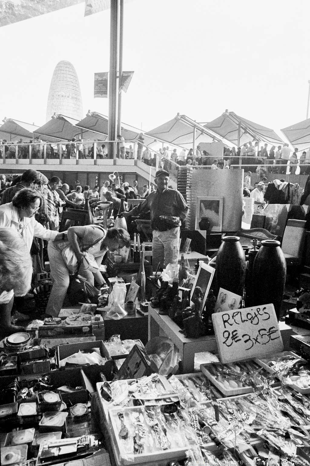 Los Encants flea market, Barcelona.