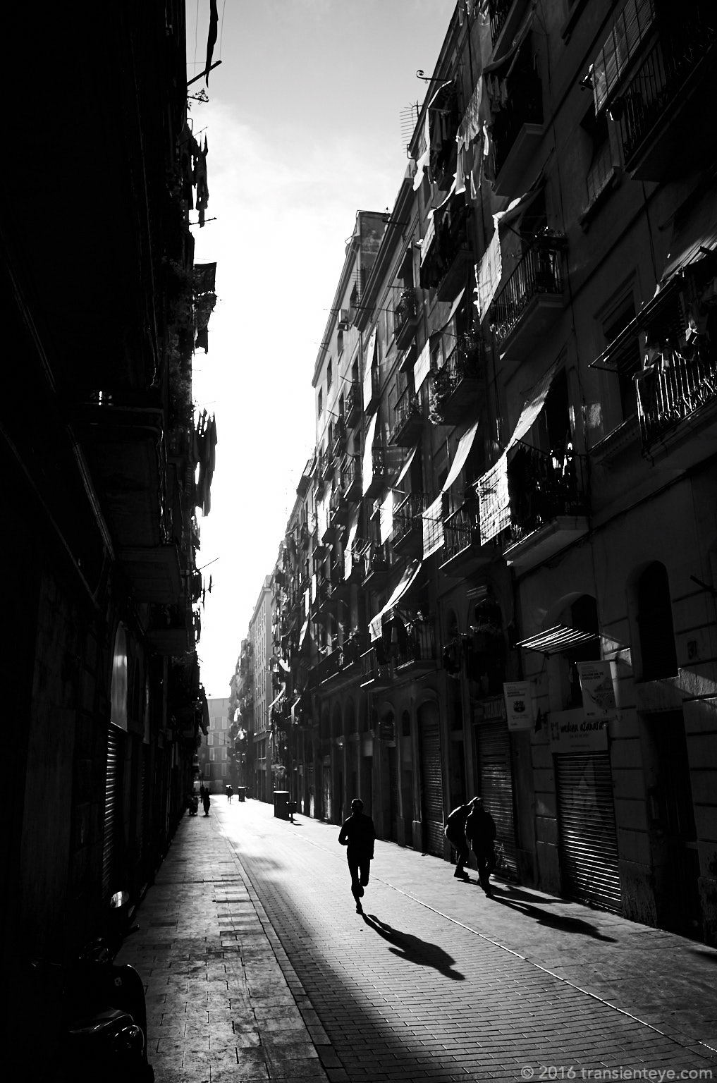 Barcelona Streets. Ricoh GR, processed to Black and White in Capture One Pro 9.
