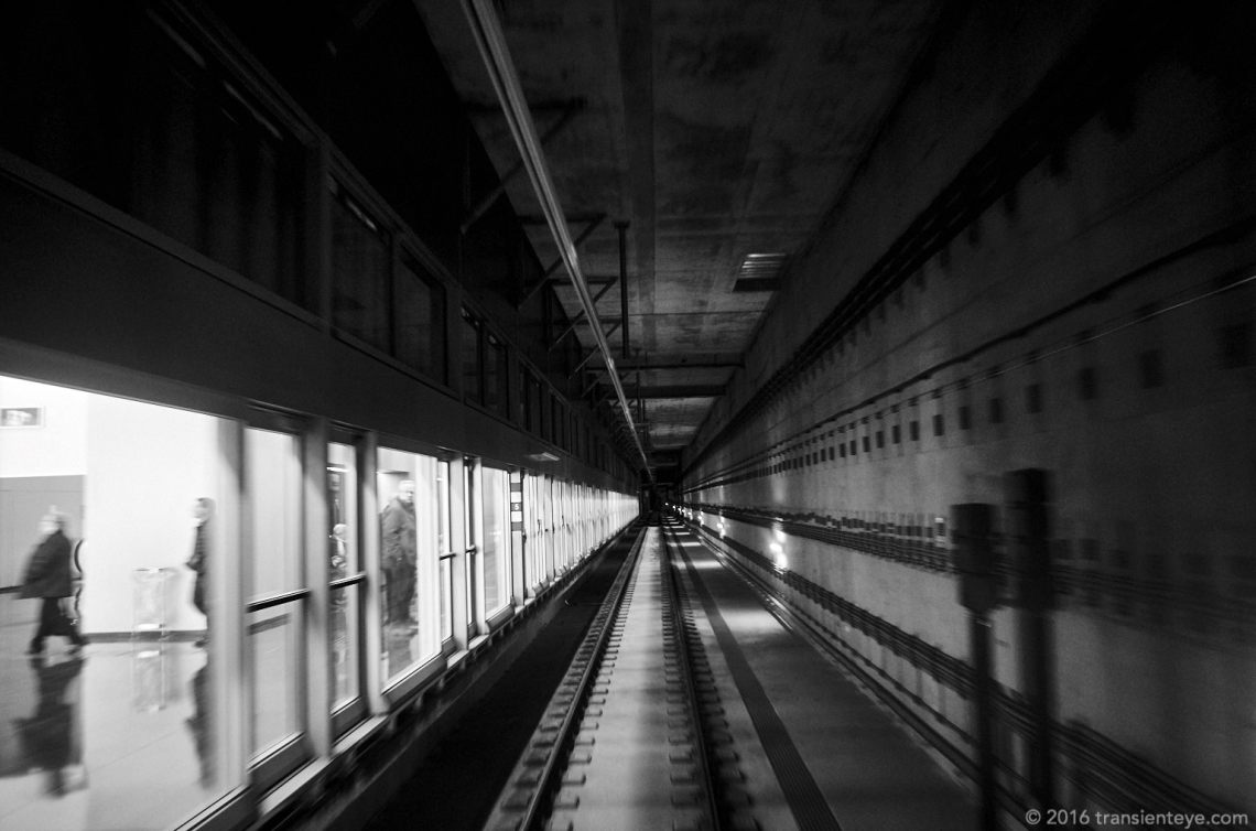 Metro Line 9, Barcelona. Ricoh GR II in Black and White.