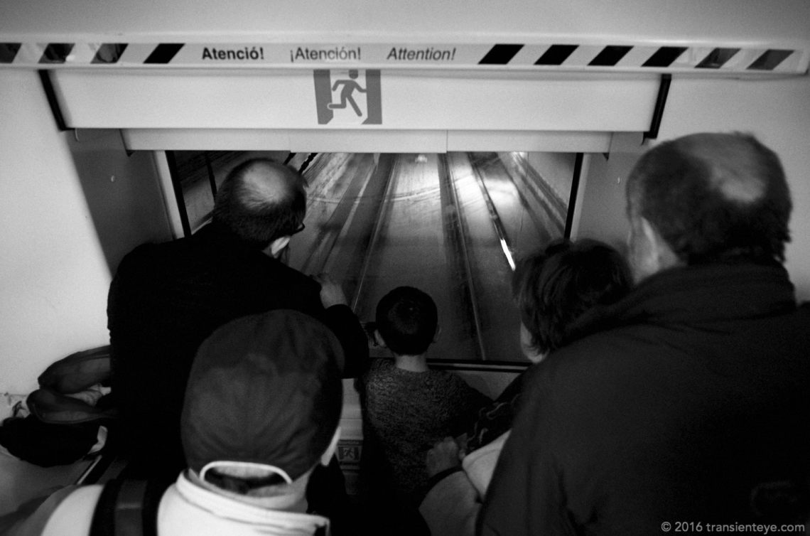 Metro Line 9, Barcelona. Ricoh GR II in Black and White.