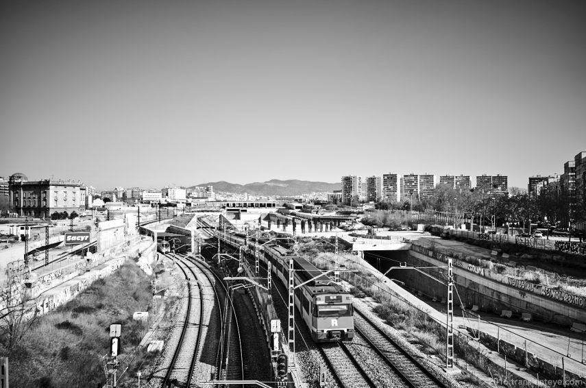 Railway, Barcelona - GR II processed in Capture One Pro 9.03