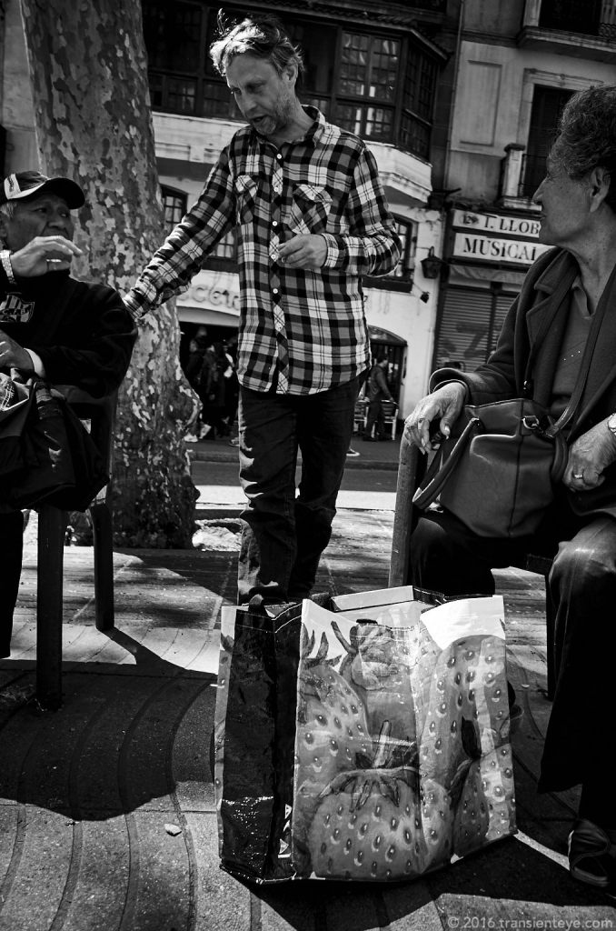 Barcelona Street Photography - Ricoh GR II - Black and White