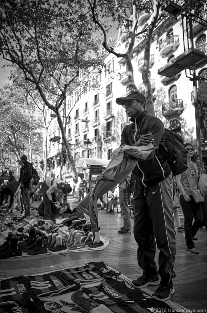 Barcelona Street Photography - Ricoh GR II - Black and White