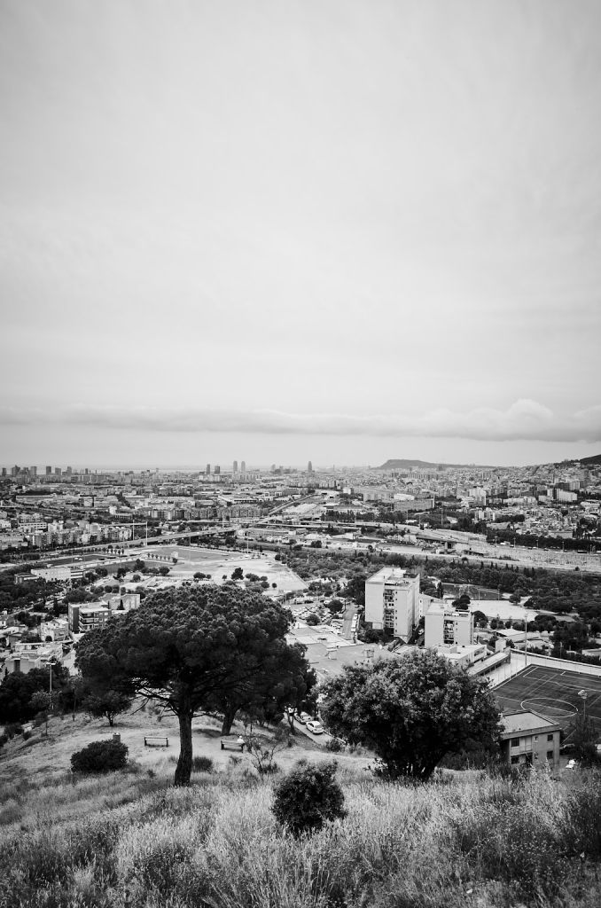 View over Barcelona from Singuerlín.