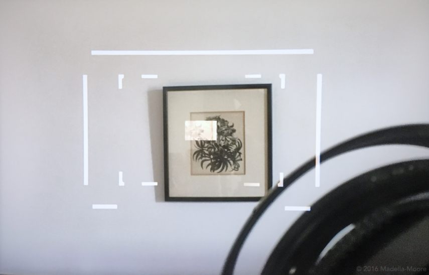 Rangefinder focussed at infinity with 50mm lens