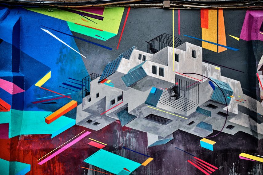 Street Art, Passeig de Circumval·lació, Barcelona