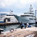 Fishermen at Port Vell Fishing Harbour,&nbsp;Barcelona.
