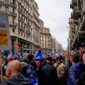 Vollem Acollir: Protest in Barcelona in support of&nbsp;refugees