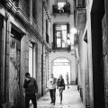 Barcelona, Ciutat Vella. Night shot with Ilford Delta 400 at EI 1600, Processed in Microphen stock for&nbsp;EI3200.