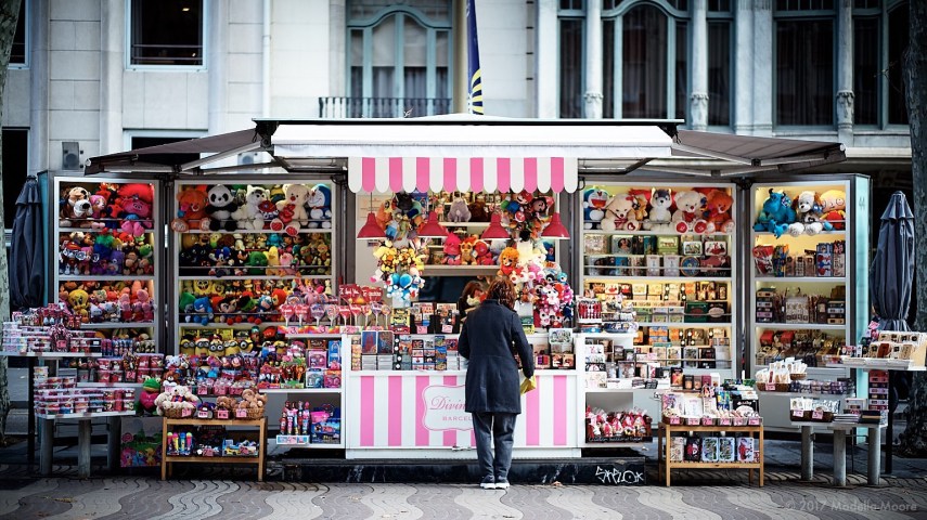 Street stall, Las Rambla, Barcelona. Leica M typ 262 with 50mm Summilux ASPH.