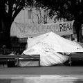 Homeless Camp, Plaça Cataluya,&nbsp;Barcelona