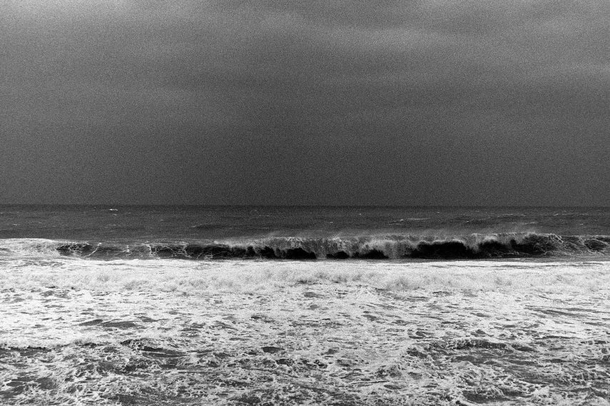 Stormy beach scene, Montgat